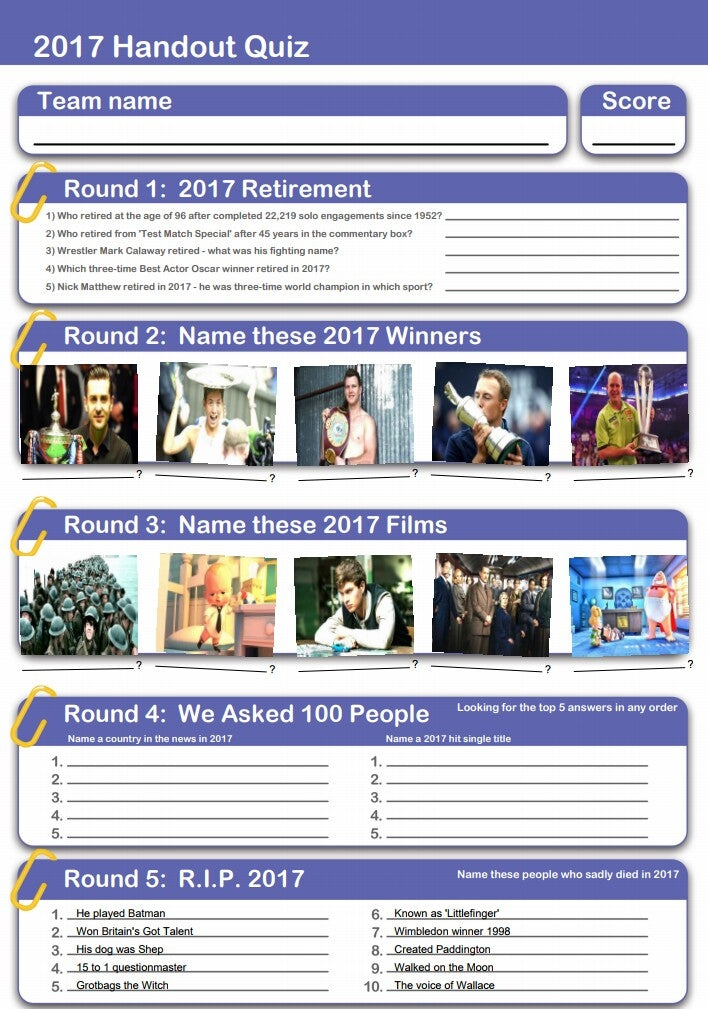 2017 Handout Quiz 2