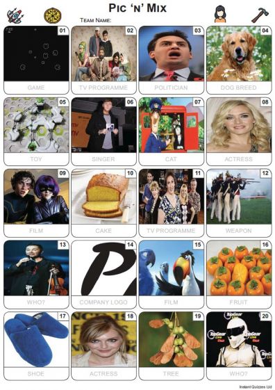 Bumper Quiz Pack 739